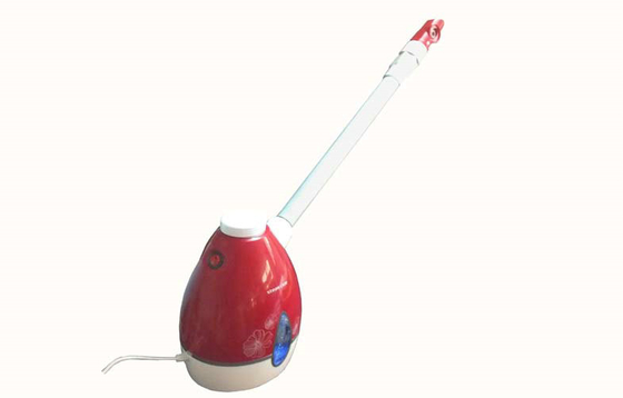 Deep Cleansing / Lightening Table Top Portable Facial Steamer Red With Hot Ozone , Beauty Facial Steamer